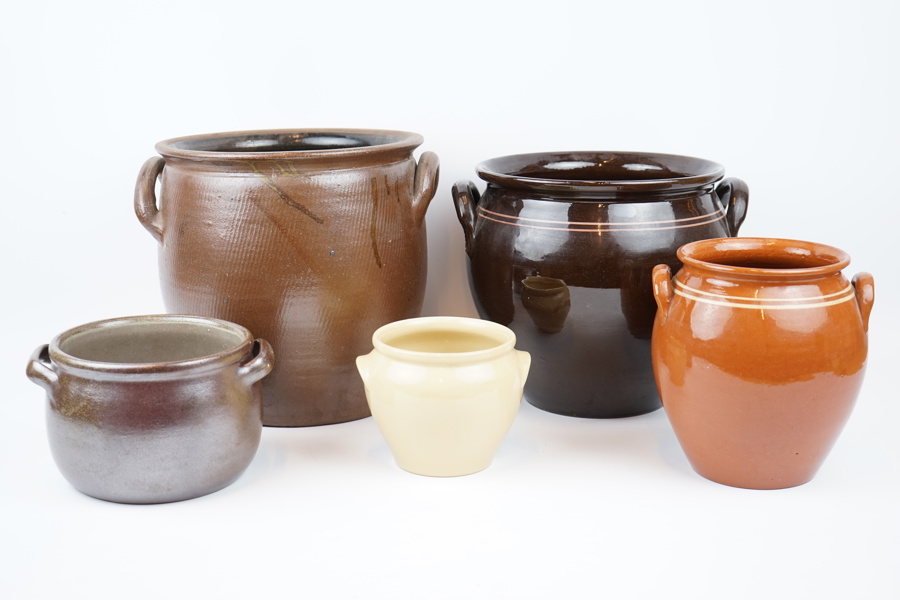 Krus, 5 st, keramik.