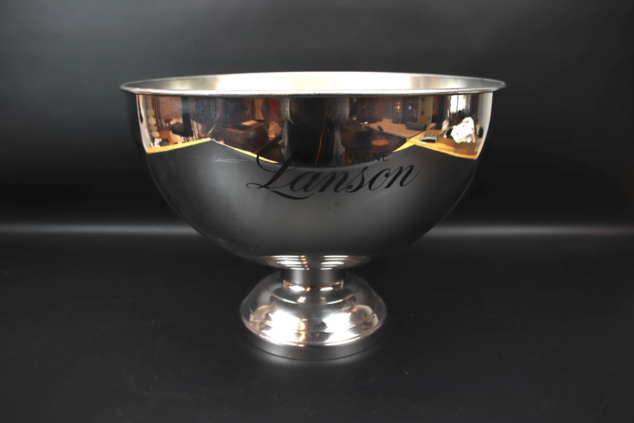 Champagnekylare, "Lanson", metall.