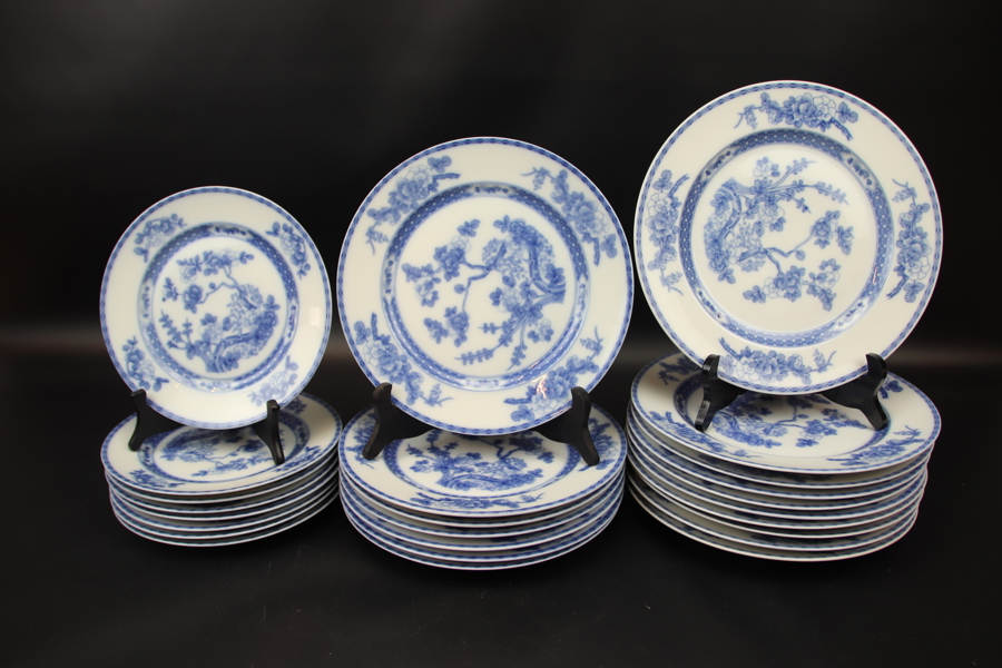 Matservisdelar, 25 delar, porslin, Rosenthal, Tyskland, 1900-tal.