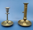 Ljusstakar, 2 st, mässing, bl.a Gusums.
