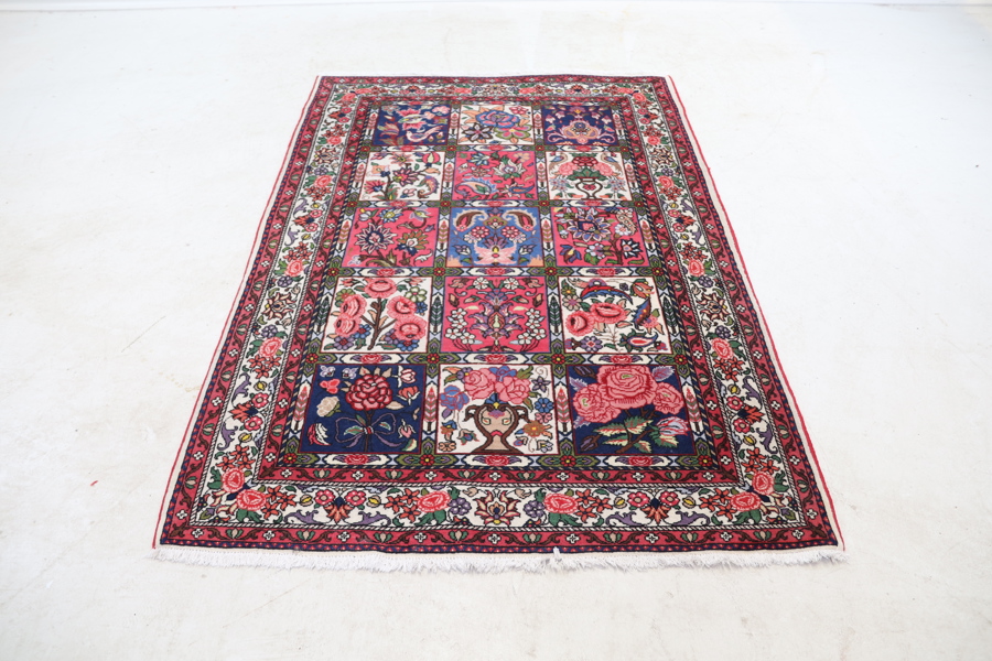 Matta, Bakhtiar, handknuten, ull.