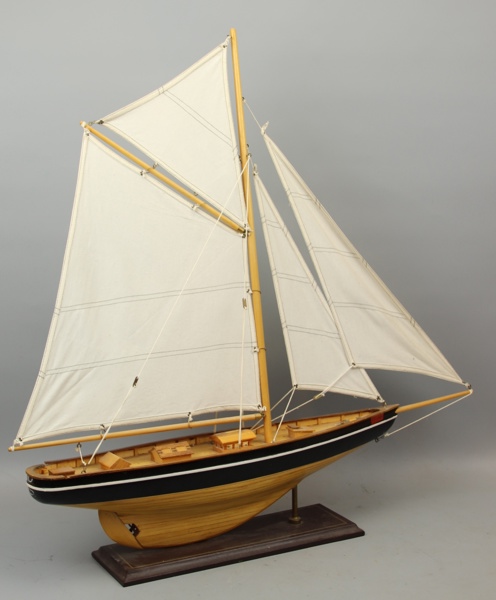 Skeppsmodell, segelbåt, 1900-tal.