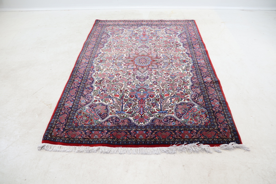 Matta, Bidjar, handknuten, ull.