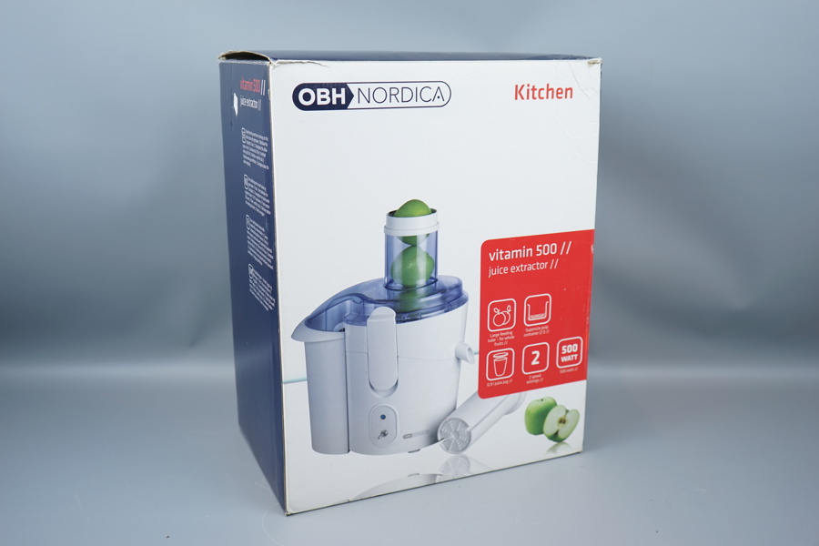 Råsaftcentrifug, OBH Nordica vitamin 500.