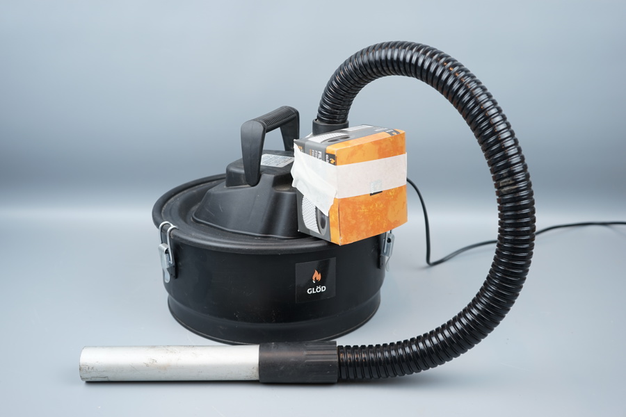 Asksug, plast, medföljer filter.