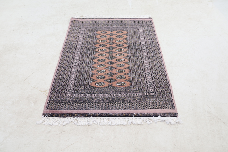 Matta, Kashmir, handknuten, ull.