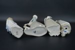 Figuriner, 4 st, porslin, bl.a Lladro och Nao.