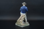 Christian Thomsen, figurin, porslin, "Man med lie", Royal Copenhagen.