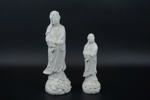 Figurin, 2 st, blanc de chine, 1900-tal.