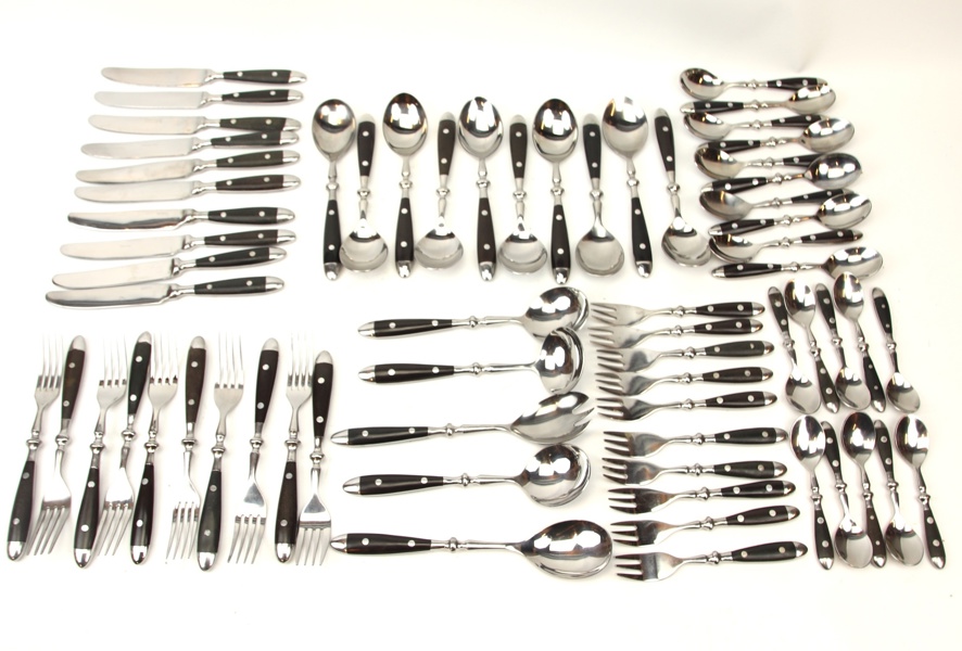 Bestickservis, 65 delar, rostfritt stål, "Gallo".