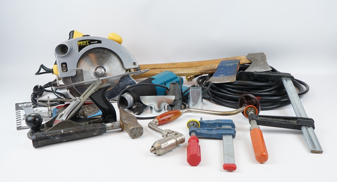 Cirkelsåg m.m, ett parti, bl.a Best Tools och Black & Decker.