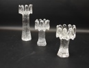 Göran Wärff, ljuslyktor, 3 st, glas, "Sunflower", Kosta.