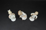 Figuriner, 3 st, porslin, Wallendorf.