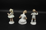Figuriner, 3 st, porslin, Wallendorf.