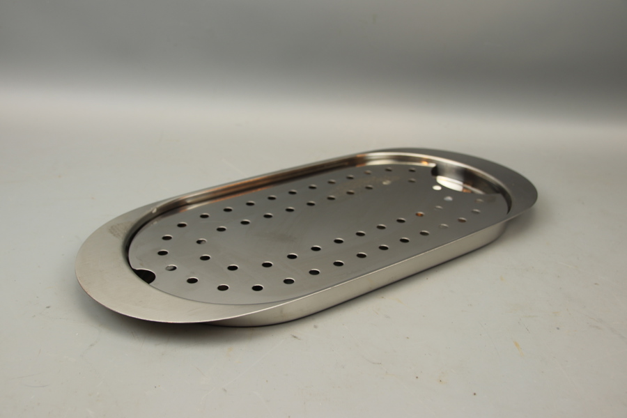 Fiskfat, 2 delar, metall, Stelton, Danmark.