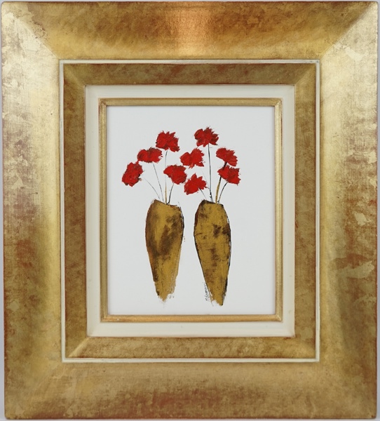 Michel Gamracyj, olja på duk, signerad.