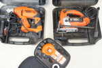 Elverktyg m.m, 6 delar, bl.a Black & Decker och Falke.