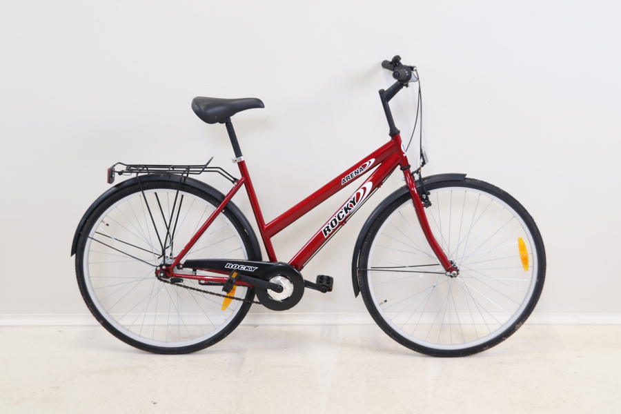 Damcykel, 28 tum, 3 växlar, Rocky.
