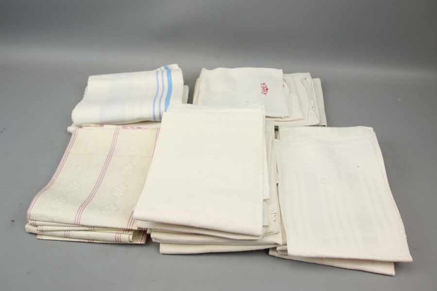 Handdukar, ett parti, linne.