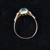 Ring, guld 18k med sten.