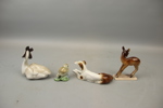 Figuriner, 4  st, porslin, bl. a Bavaria, Tyskland.