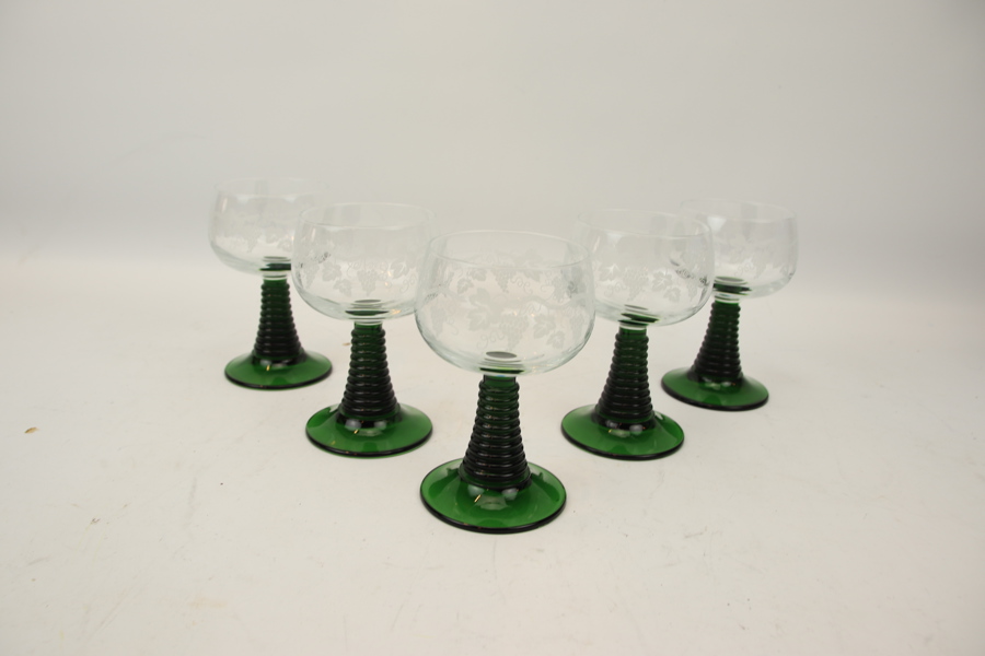 Remmare, 5 st, glas, 1900-tal.