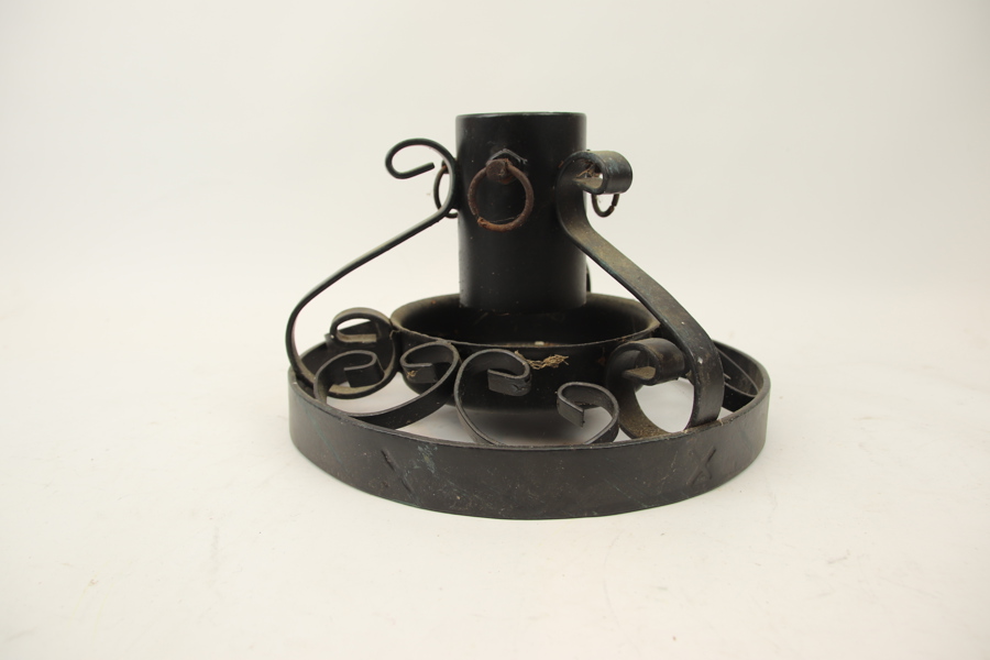 Julgransfot, smide, 1900-tal.