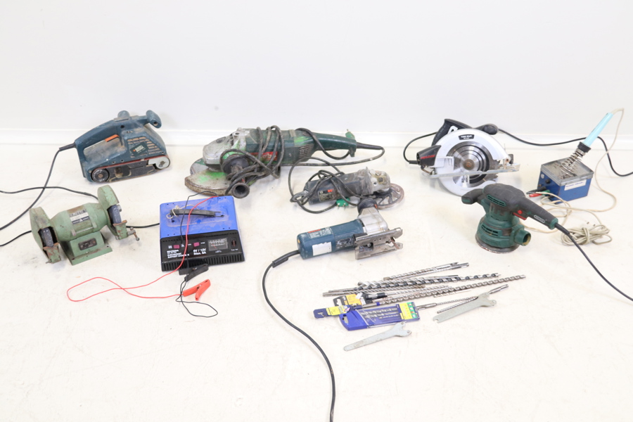 Elverktyg m.m, ett parti, bl.a Bosch och Black Decker.