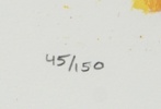 Cecilia Sikström, litografi nr 45/150, signerad.