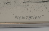 Hans Per Andersson, ''Meditation'', litografi nr 219/325, signerad.