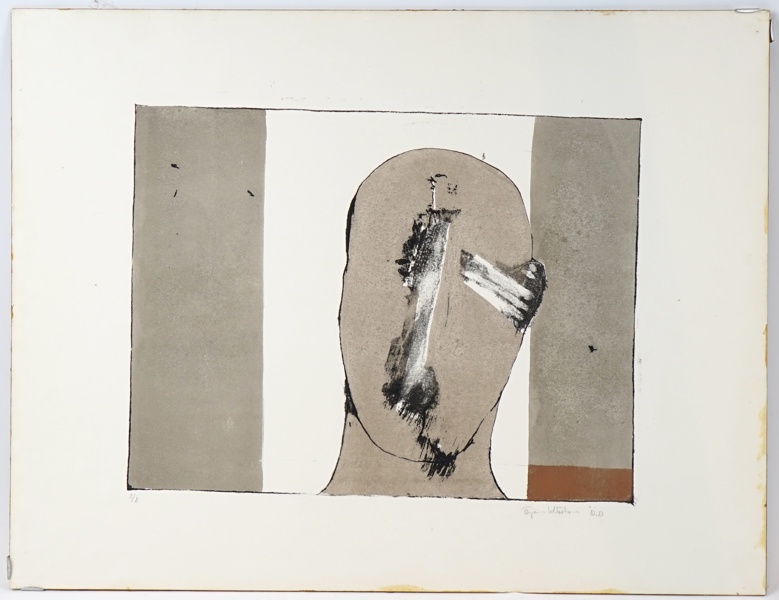 Örjan Wikström, litografi nr 2/8, signerad.