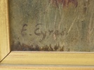 Emily Eyres, tillskriven, olja på duk, signerad E. Eyres.