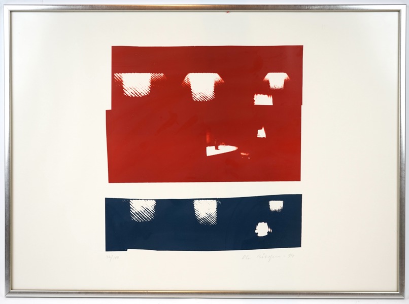 Ola Billgren, fotogravyr nr 32/100, signerad, 1994.