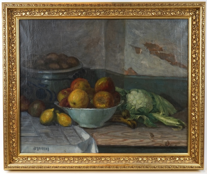 Ebba Holm, olja på duk, signerad, 1960.