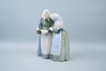 Christian Thomsen, "Skvallerdamer", figurin, porslin, Royal Copenhagen.