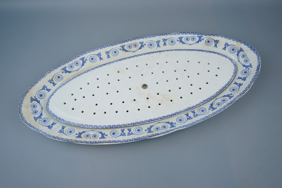 Fiskfat, porslin, "Svea Original", Göteborgs porslinsfabrik.