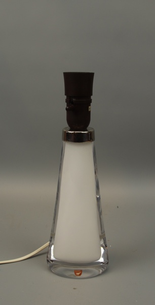 Carl Fagerlund, bordslampa, glas, Orrefors.
