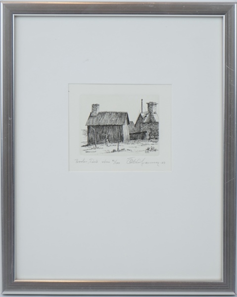 Örjan Håkansson, etsning nr 91/100, signerad, daterad -83.