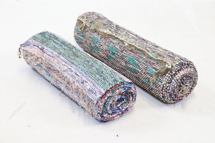 Trasmattor, 2 st, textil.