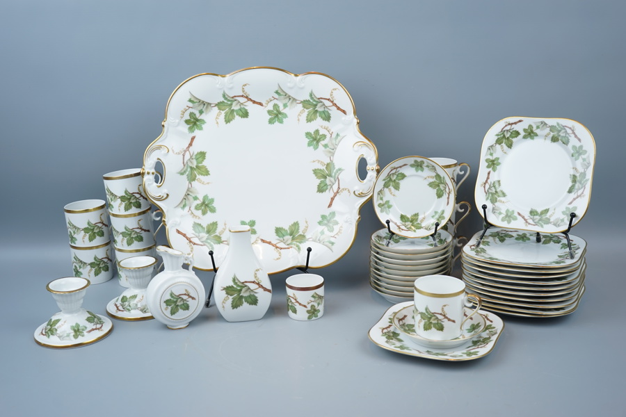 Servisdelar, 30 st, "Vinranka", Hackefors, 1900-tal.