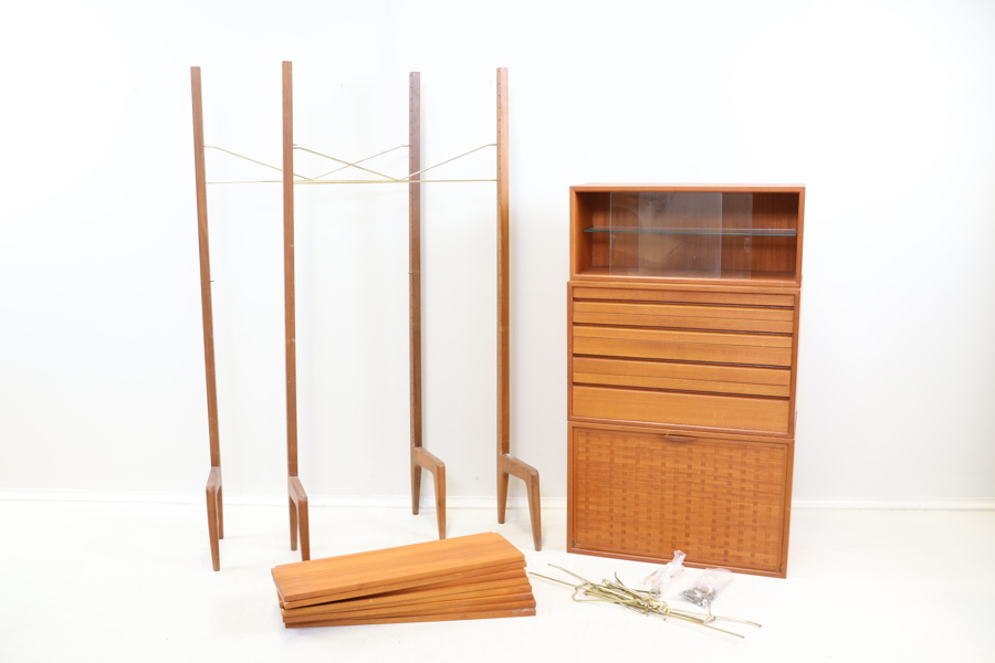 Poul Cadovius, hyllsystem, teak, "Royal System", Danmark.