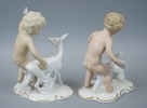 Figuriner, 2 st, porslin, Schaubasch Kunst och Wallendorf, Tyskland.