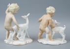 Figuriner, 2 st, porslin, bl.a Wallendorf.