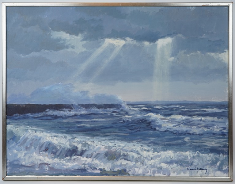 Tommie Kjellberg, olja på duk, signerad.