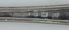 Matskedar, 6 st, silver, Ludvig Edvard Liljeblad, 1859.