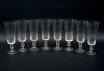Bengt Orup, glas, 8 st, ''Chevalier'', Johansfors.