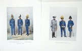Uniformsbilder, Svenska Försvaret, 10 st, grafiska tryck.