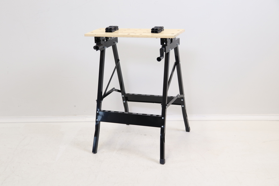 Arbetsbänk, hopfällbar, metall/trä.
