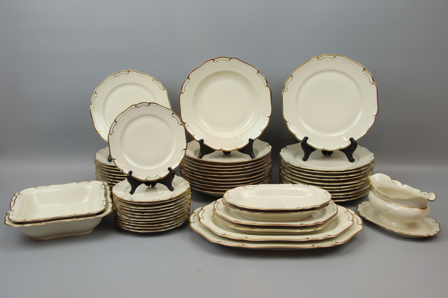 Matservis, 55 delar, porslin, PMR Bavaria Jaeger & Co, Tyskland.