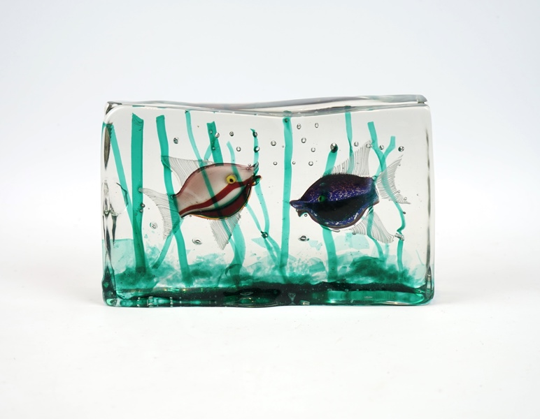 Glasblock, ''Aquarium'', Salviati & Co. Murano, Italien.